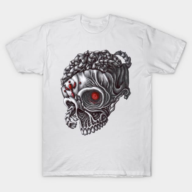 skull, art T-Shirt by Hedgeh0g